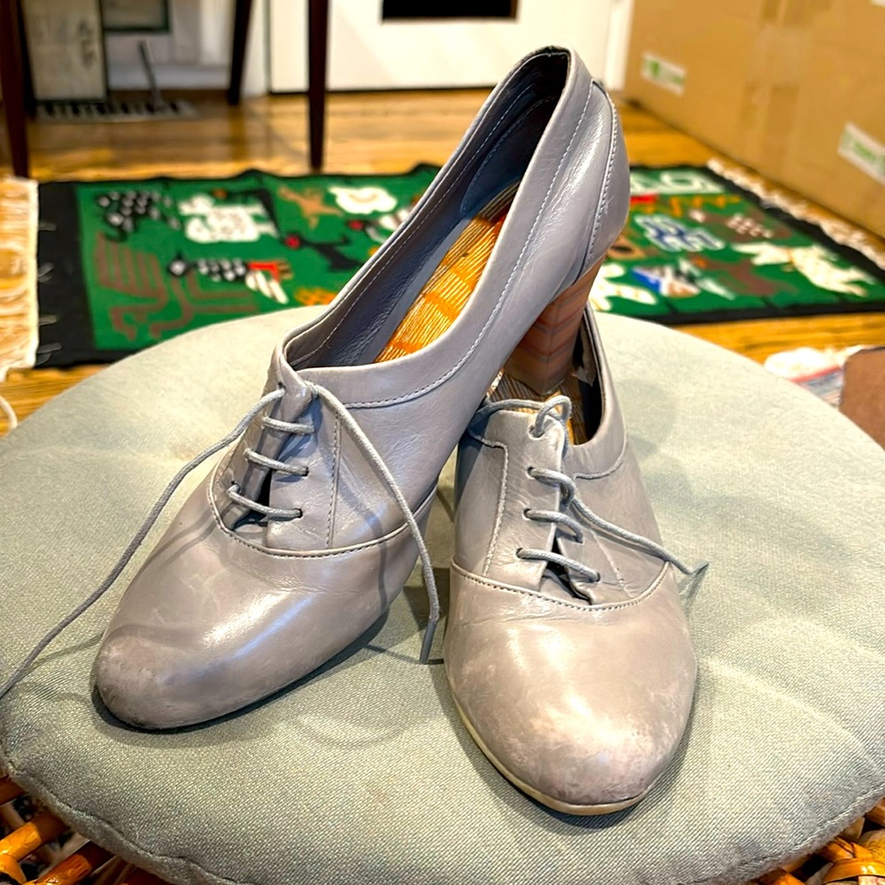 Grey Camper lace up pumps - sz 37
